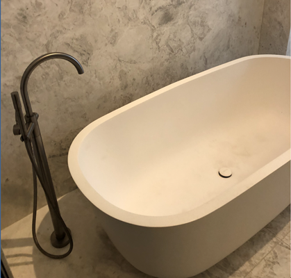 Renovation - new bath and freestanding tap