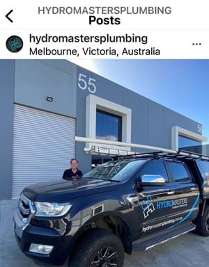 Hydro Masters Plumbing Instagram