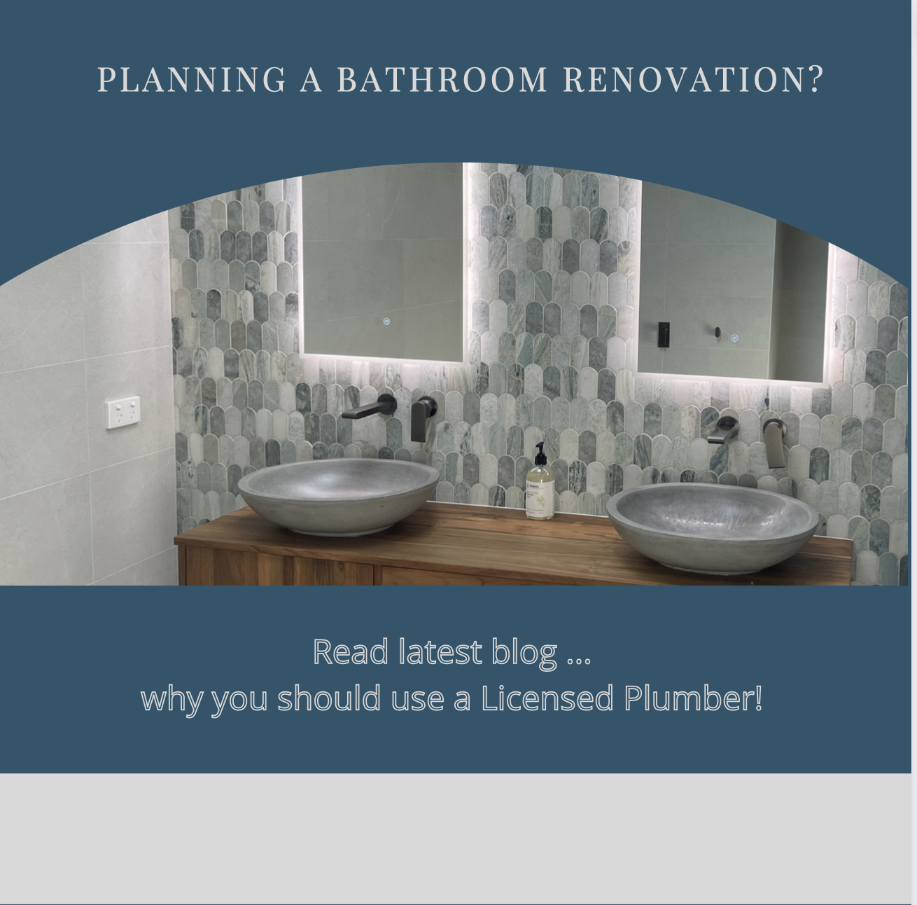 Planning a bathroom renovation