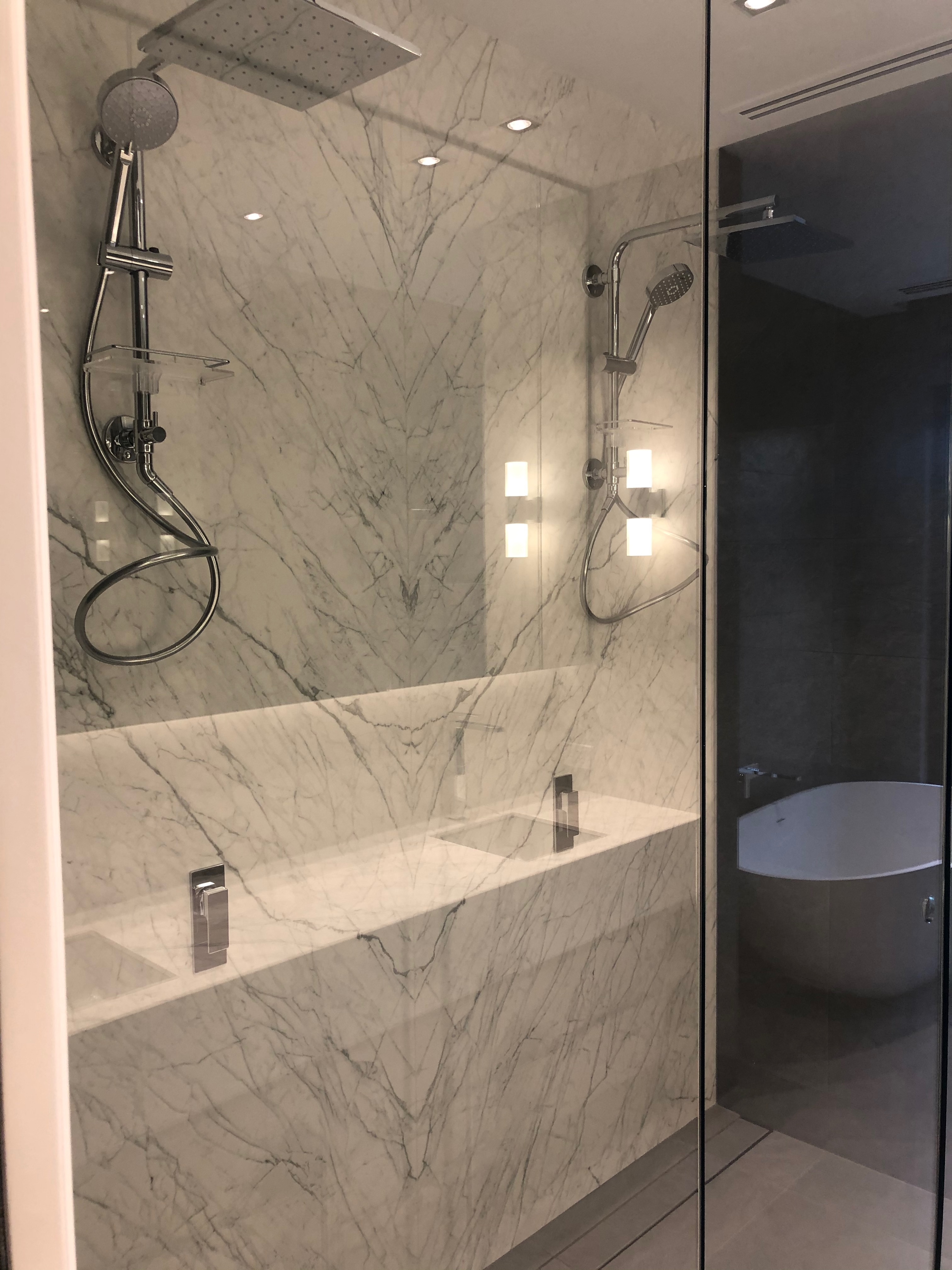 New Build - new double shower